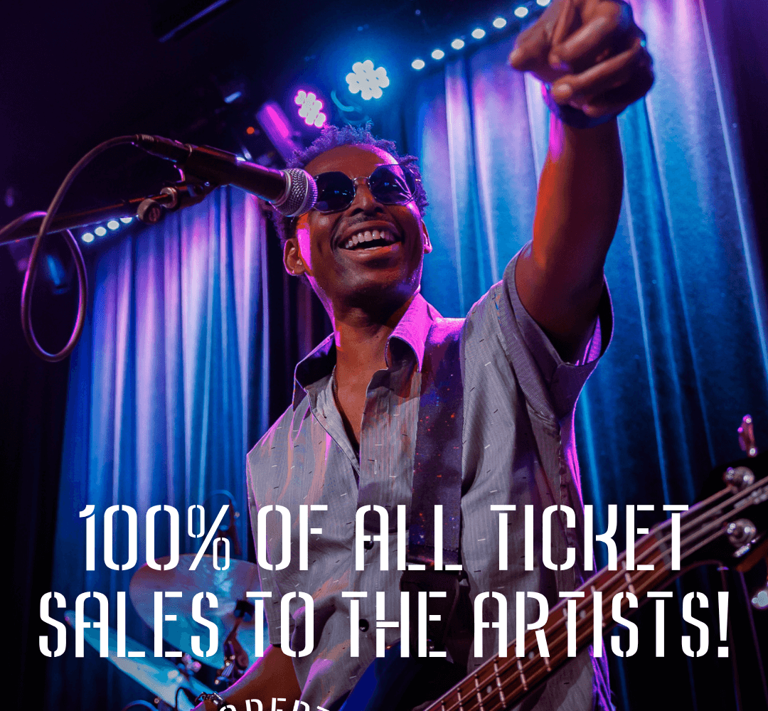 Starting now, Robert's Westside paying 100% of ticket sales to bands